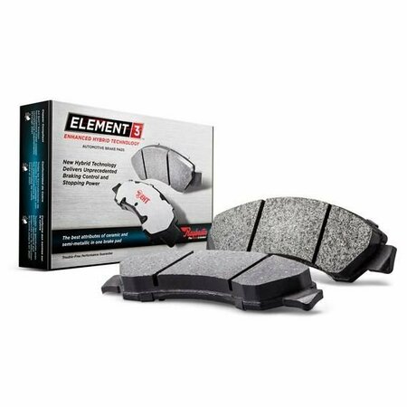 R/M BRAKES BRAKE PADS OEM OE Replacement Hybrid Technology Includes Mounting Hardware EHT1508H